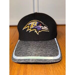 New Era Baltimore Ravens NFL 39THIRTY Flex Fit Cap Black Gray Large XL